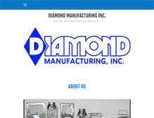 Tablet Screenshot of diamondmfg.com